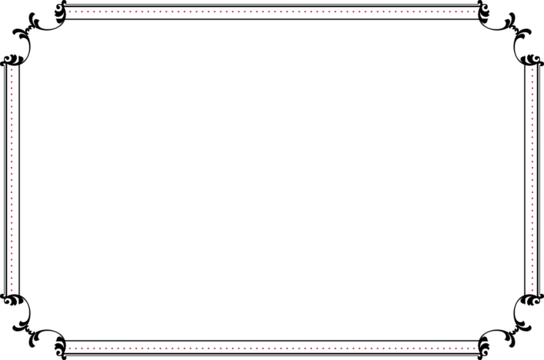 Elements of ornate vintage frames. Border red and black lines isolated swirls motifs. Design print for greeting cards, wedding invitations, restaurant menu, royal certificates. Set 998
