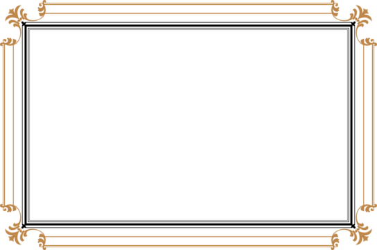 Elements of ornate vintage frames. Border black lines isolated swirls motifs. Design print for greeting cards, wedding invitations, restaurant menu, royal certificates. Set 986
