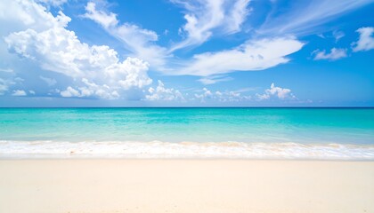 Obraz premium Beautiful Tropical Beach Scene.