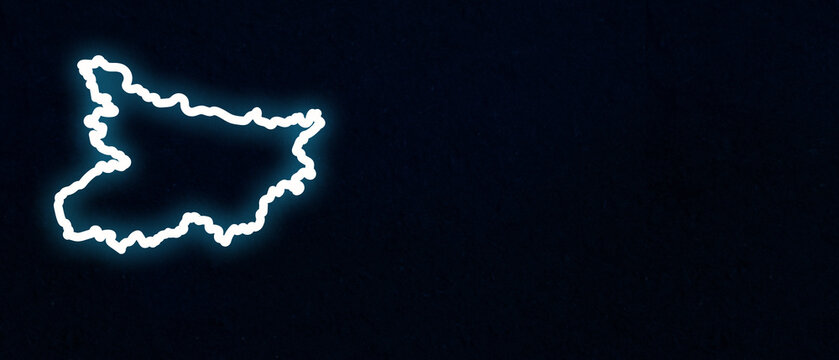 Detailed Bihar State Map &ndash; Roads, Rivers & Boundaries