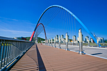 Daejeon Expo bridge in Daejeon city, South Korea.
