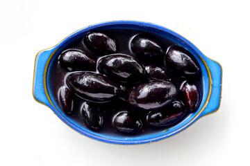 Pickled Chinese black olive in brine
