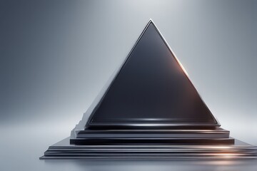 Abstract Geometric Pyramid