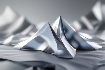 Abstract Geometric Pyramid