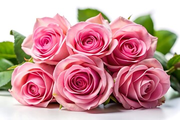 Bouquet of pink roses