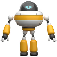 Robot 3D Illustration
