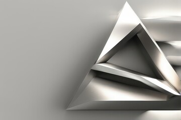 Abstract Geometric Pyramid