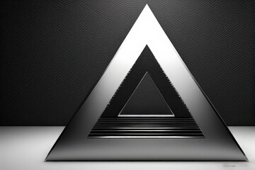 Abstract Geometric Pyramid