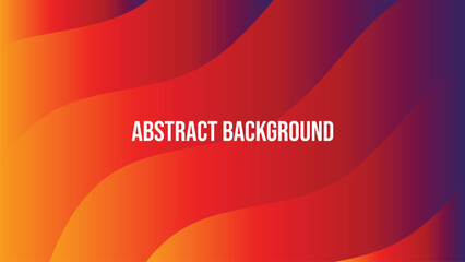 Vibrant abstract background with flowing waves of orange red and purple gradient colors