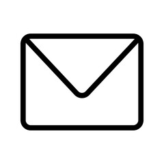 New message or inbox notification vector icon. One and Two incoming email messages in inbox