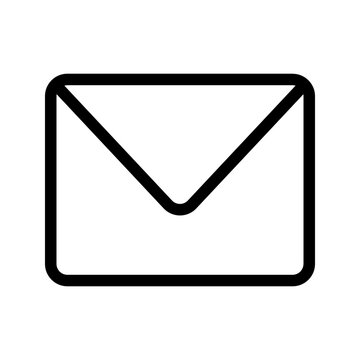 New message or inbox notification vector icon. One and Two incoming email messages in inbox