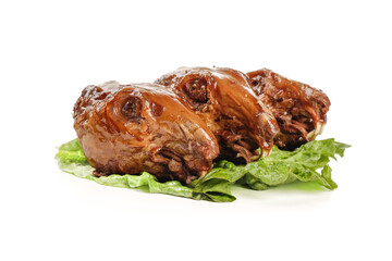 Marinated Spicy Rabbit Heads Shuangliu Style Chinese Cuisine Traditional Dish