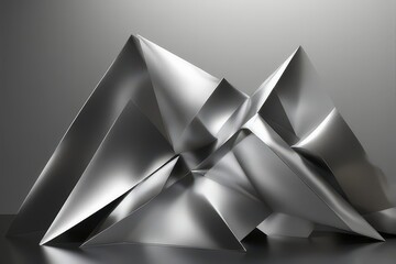 Abstract Geometric Pyramid