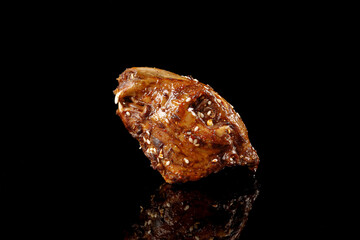 Spicy Rabbit Head Shuangliu Style Chinese Cuisine Delicacy with Chili Oil and Sesame Seeds
