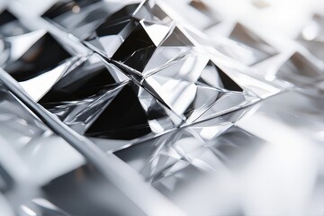 Abstract Geometric Pyramid