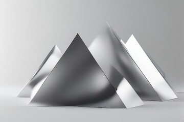 Abstract Geometric Pyramid
