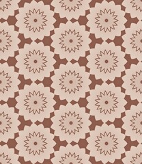 A beautiful pink seamless floral pattern with a vintage summer flower textile design
