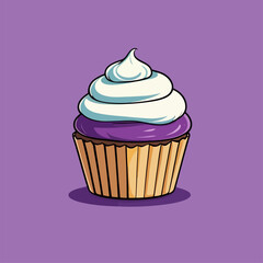 cupcake vector illustration