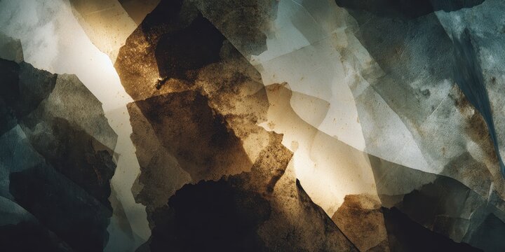 Abstract Texture: Capturing the beauty of layered organic forms. This photorealistic image showcases a multitude of translucent, overlapping shapes, the play of light and shadow.