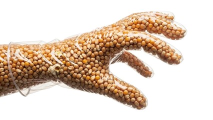 A Ghostly Hand of Corn An Artistic Representation of Food and Texture