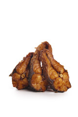 Smoked Fish Shanghainese Specialty Sweet Sour Traditional Chinese Cuisine Golden Brown Delicacy