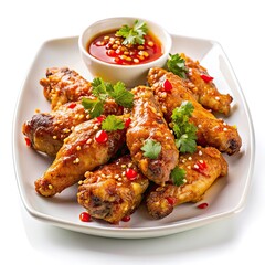 Fototapeta premium thai sweet chili wings image