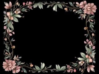 Obraz premium フレーム, 飾り枠, 縁飾り, 装飾, 飾り, フォトフレーム, 額縁, 飾り罫, メッセージカード, カード, 本, 招待状, デコレーション, レター, 手紙, デザイン, イラスト, 結婚式, 結婚, 告白, 薔薇, バラ, 花, はな, 植物, ピンク, フラワー, フローラル, 母の日, 父の日, 敬老の日, バレンタイン, 愛, ホワイトデー, 便箋, ばら, 誕生日, お祝い