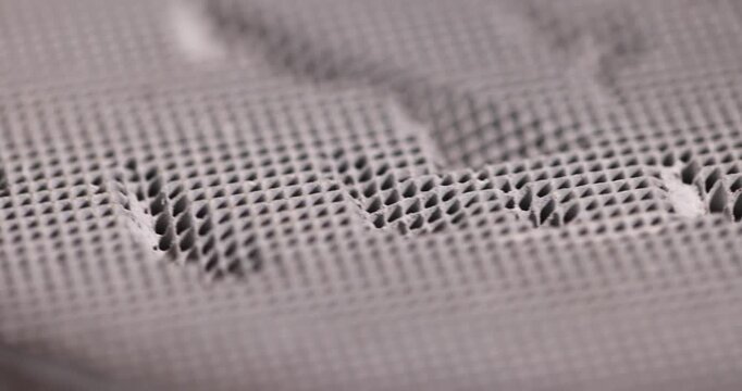 ceramic catalyst with a large number of holes for cleaning emissions after prolonged operation, the catalyst is no longer able to perform its air purification functions