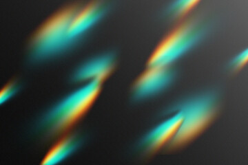 Prism Spectrum Light Overlays