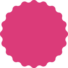 Fototapeta premium Pink circle shape for presentation design