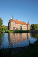 The beautiful old Danish Voergaard Castle