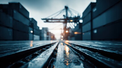 Fototapeta premium By transforming supply chains, businesses gain flexibility, reduce risks, and enhance responsiveness, creating systems built for speed and resilience. 