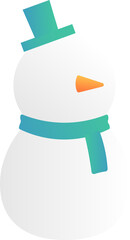 눈사람 일러스트