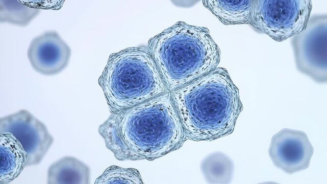 Cellular process: stem origin, genetic sequence, microscopic entity, biological system, regenerative ability, organic material, nuclear function, living unit, developmental stage, structural mechanism
