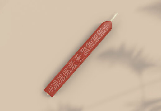 Taper Candles Mockup