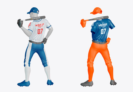 Baseball Kit Pose Mockup