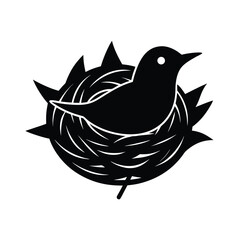 Obraz premium Bird Nest Icon