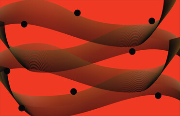 abstract background with red car