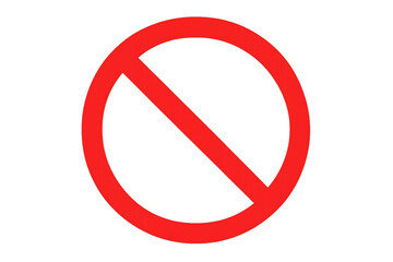 No parking and do not enter 3D forbidden sign illustration