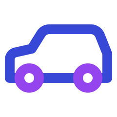transportation twotone icon set