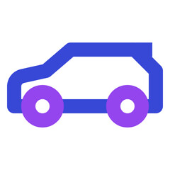 transportation twotone icon set