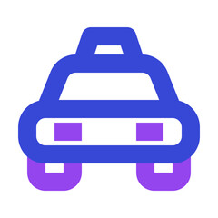 transportation twotone icon set