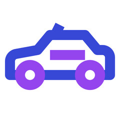 transportation twotone icon set