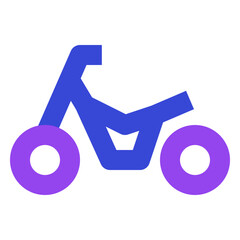 transportation twotone icon set