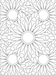 Easy Flower Coloring Pages for Kids