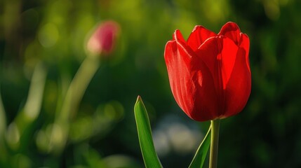 Nature&rsquo;s Flower Beauty: Isolated Tulips, Bright Petals & Colorful Spring/Summer Floral Views