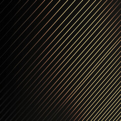Obraz premium Minimal matte gold lines on dark background, elegant luxury abstract texture