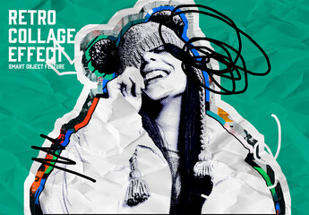 Retro Collage Effect