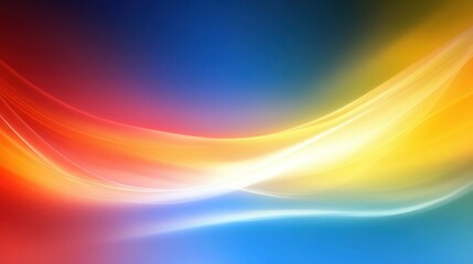 Vibrant Abstract Background with Flowing Light Streaks and Dynamic Colors
