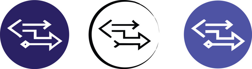 Transfer arrows Simple vector icons illustrations for graphic design. 
